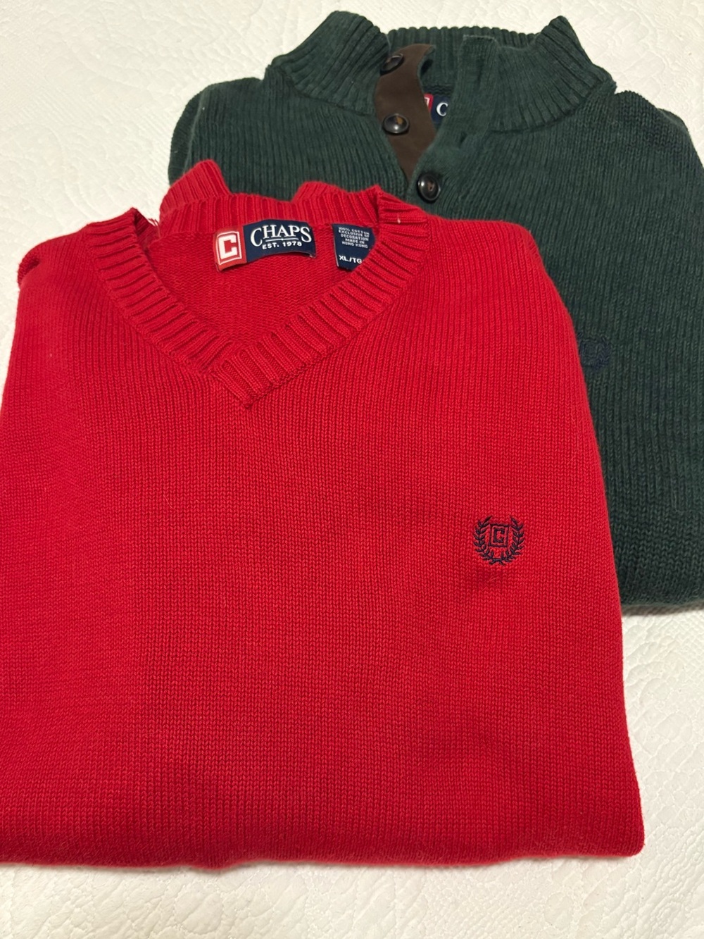 CHAPS - Sweater Bundle Sz XL